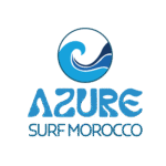 logo of azure surf morocco house in imsouane maroc